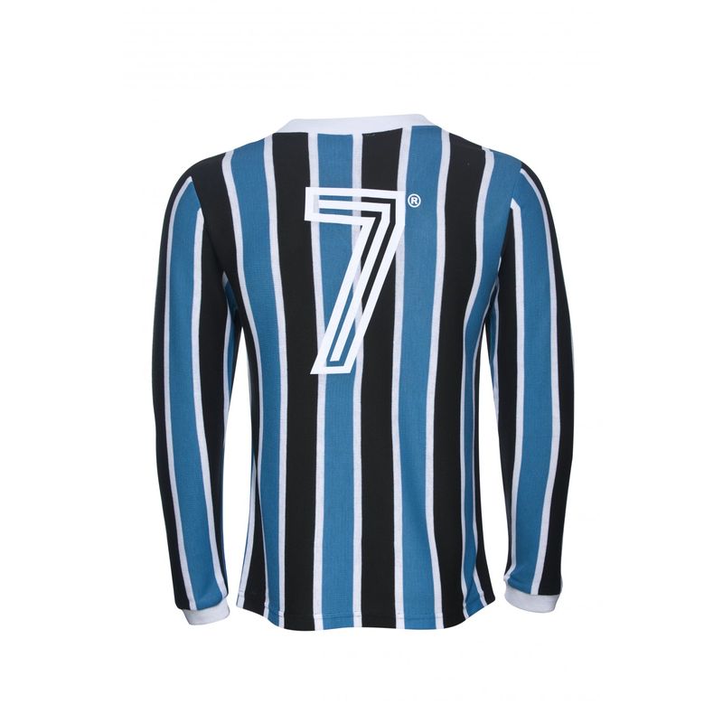Camisa Grêmio Masculina Manga Longa Réplica 1983 Oficial Imortal Tricolor
