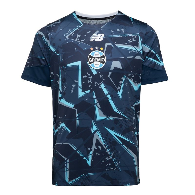 Camisa Grêmio Aquecimento 2026 Masculina New Balance