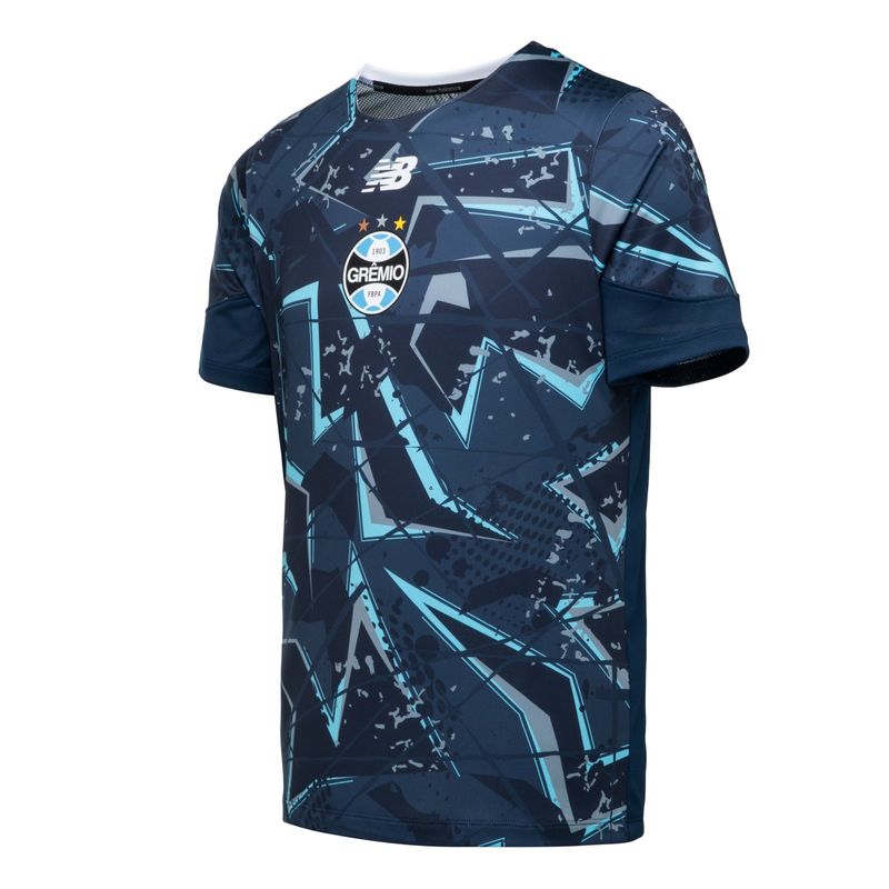 Camisa Grêmio Aquecimento 2026 Masculina New Balance
