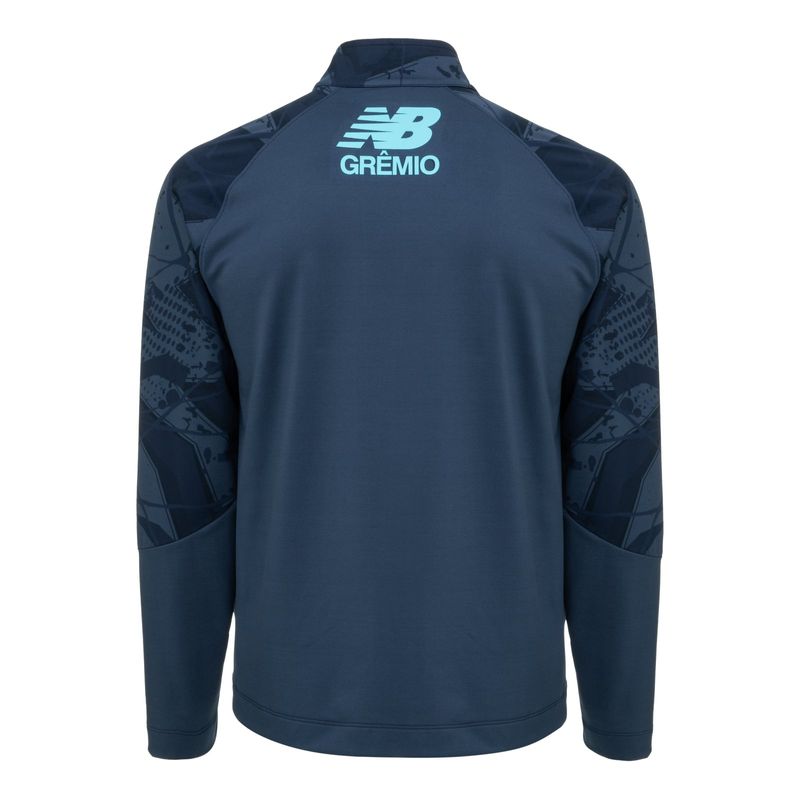 Jaqueta Grêmio Hino Marinho 2026 Masculina New Balance