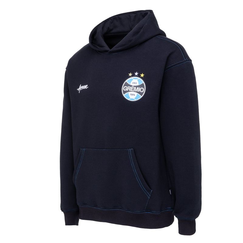 Moletom Grêmio Masculino Oversized Approve Oficial Imortal Tricolor