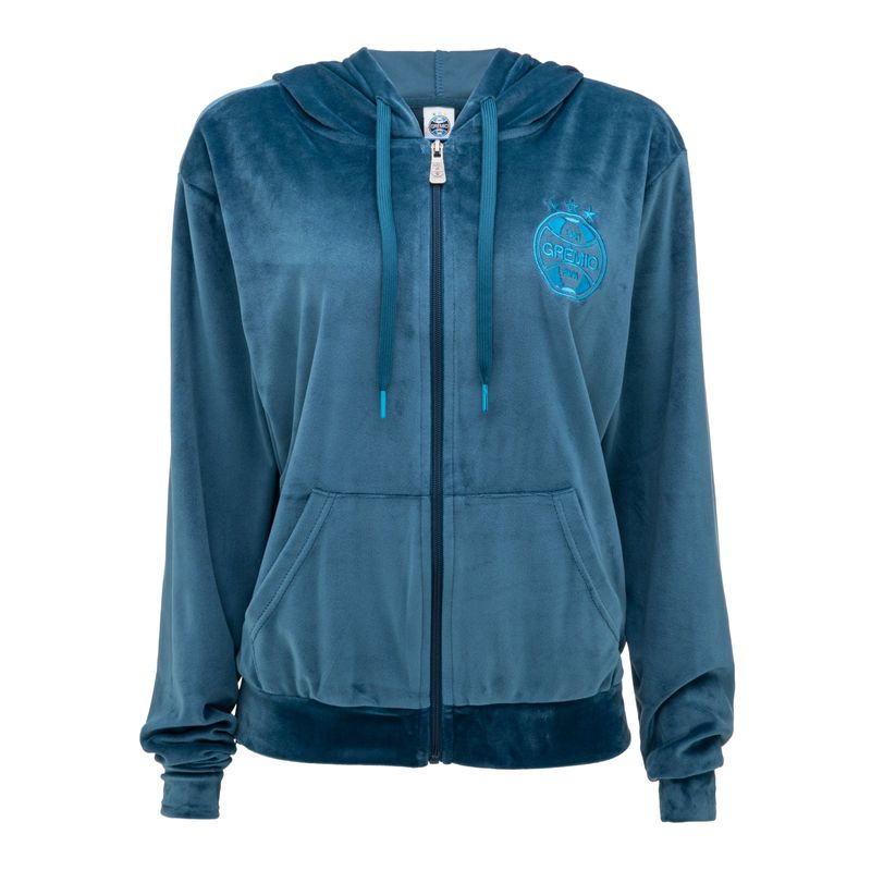 Agasalho Grêmio Feminino Plush Oficial Imortal Tricolor