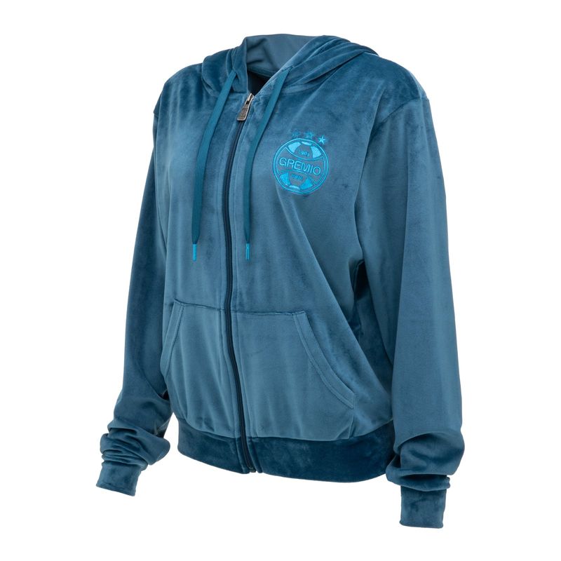 Agasalho Grêmio Feminino Plush Oficial Imortal Tricolor