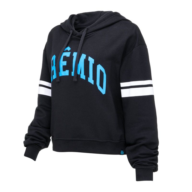 Casaco Grêmio Feminino Cropped Oficial Imortal Tricolor