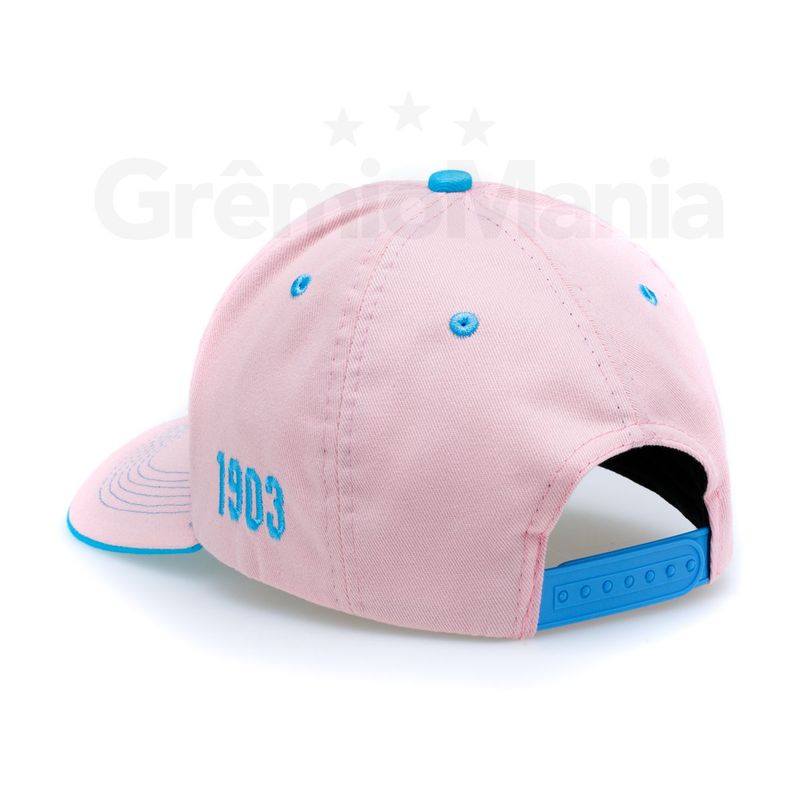 Boné Aba Curva Grêmio Rosa Símbolo GRE341