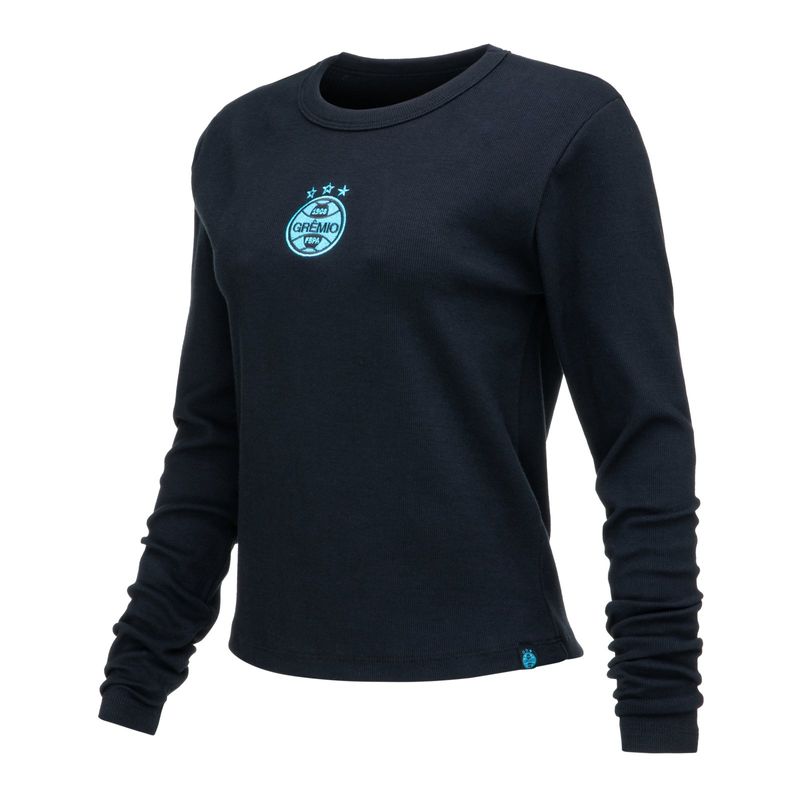 Blusa Grêmio Feminina Canelada Oficial Imortal Tricolor
