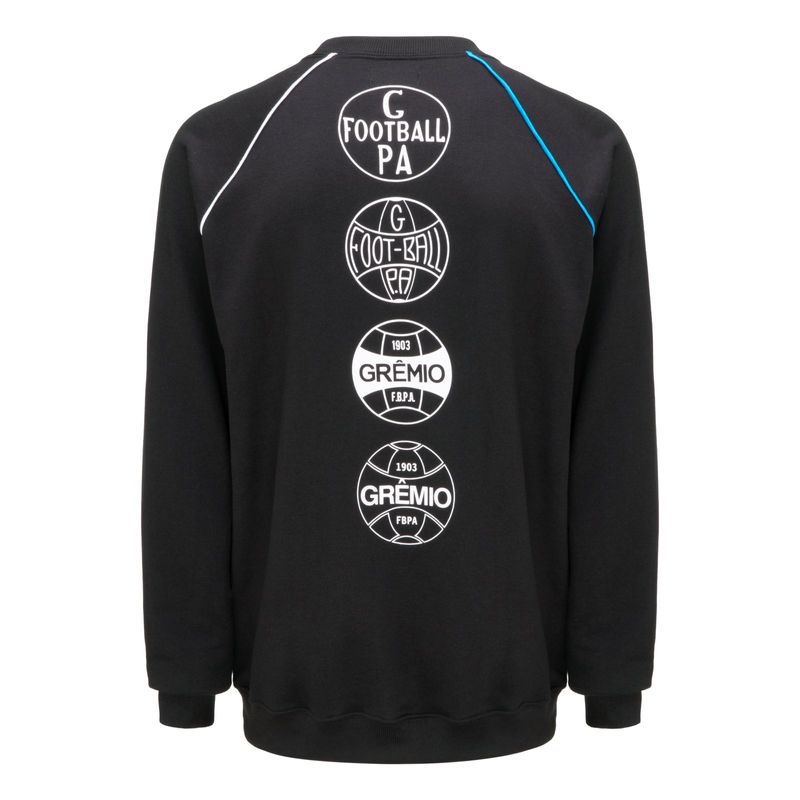Moletom Grêmio Preto Oficial Masculino Imortal Maior do Sul