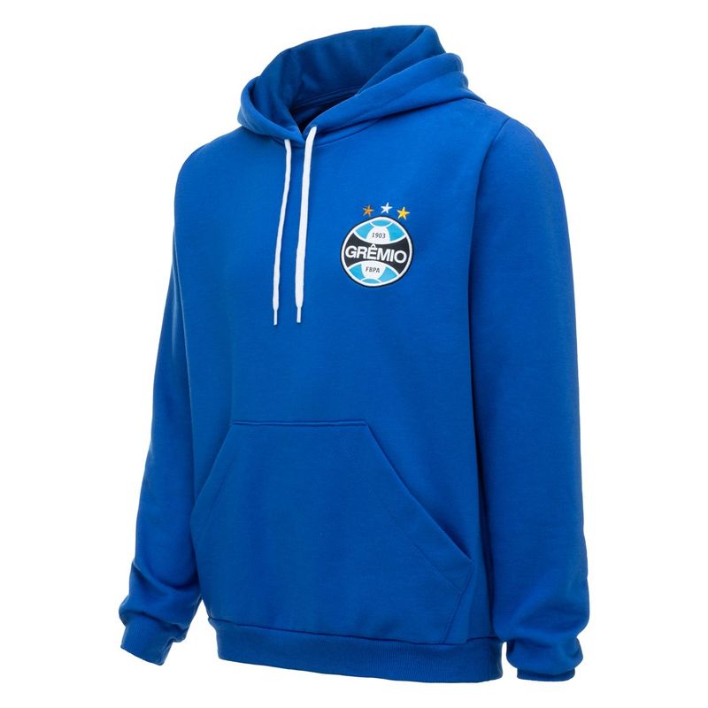 Moletom Canguru Grêmio Azul Masculino