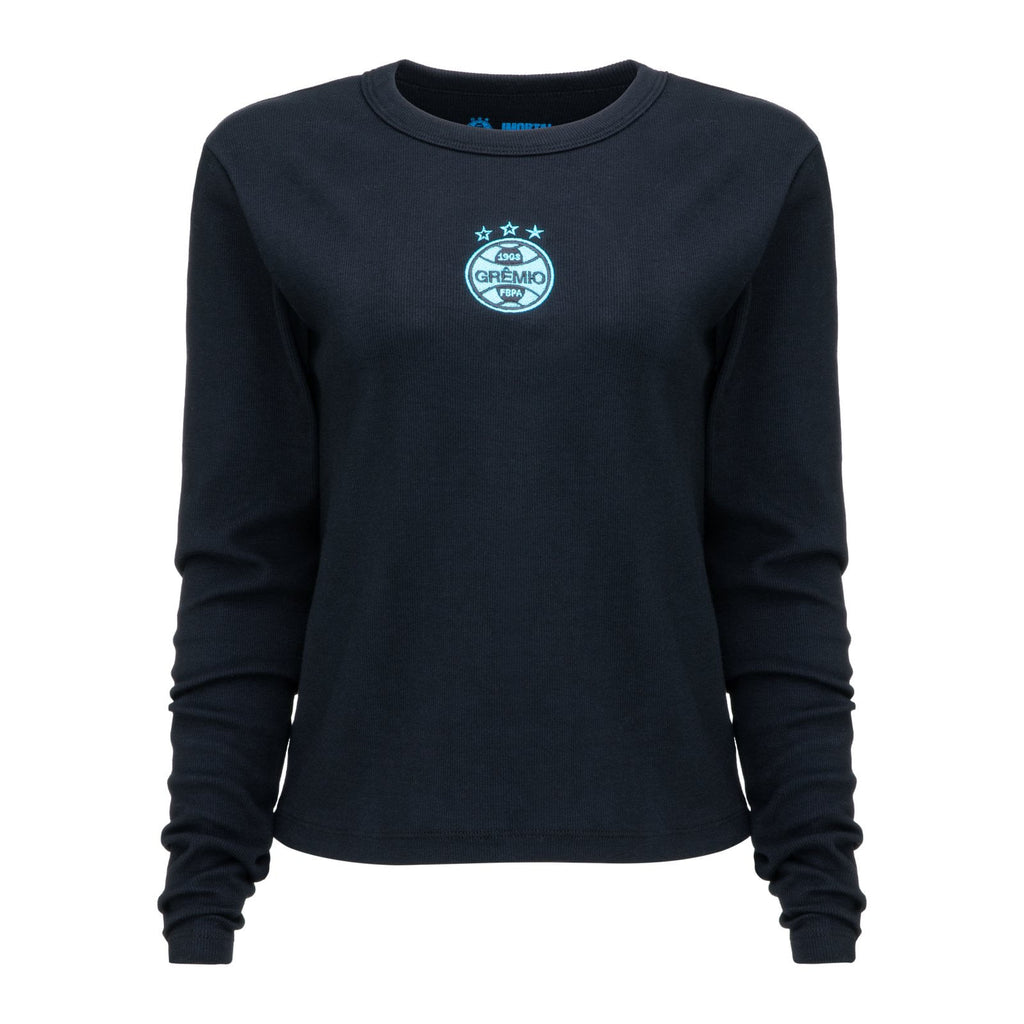 Blusa Grêmio Feminina Canelada Oficial Imortal Tricolor