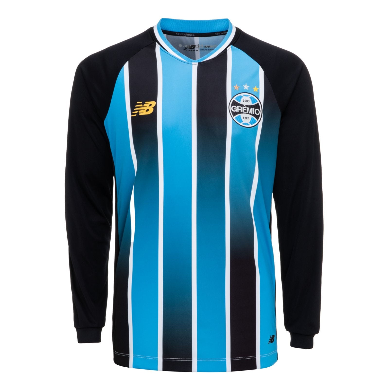 Camisa Grêmio Home 2026 Torcedor Manga Longa Masculina New Balance