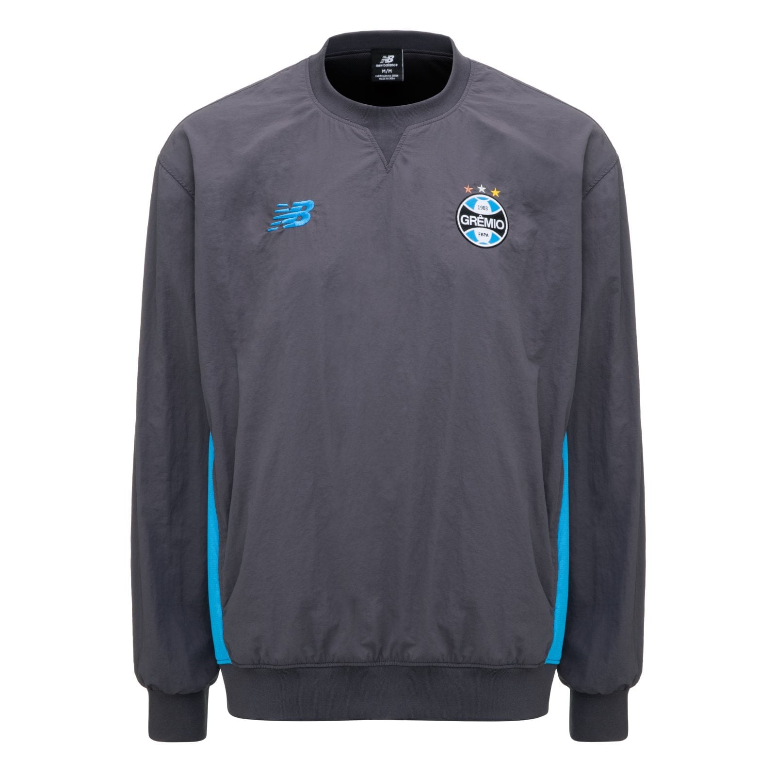 Casaco Grêmio Viagem Chumbo 2026 Masculino New Balance