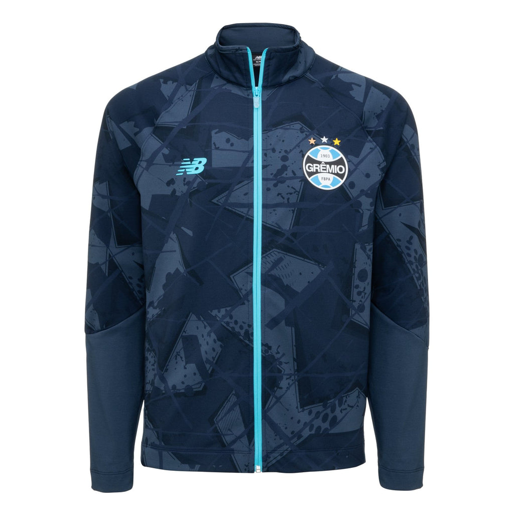 Jaqueta Grêmio Hino Marinho 2026 Masculina New Balance