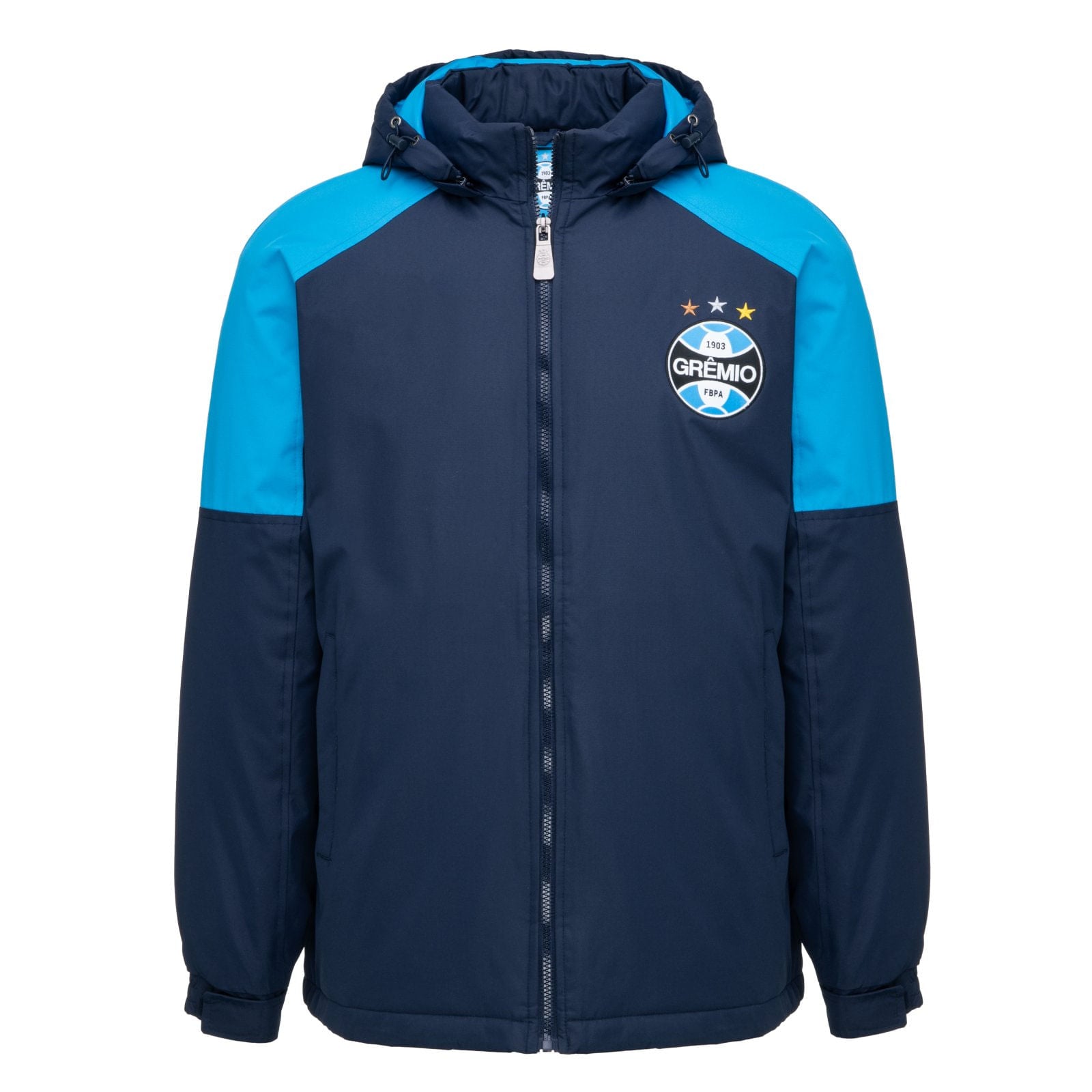 Parka Grêmio Masculina Marinho Solid Oficial Imortal Tricolor