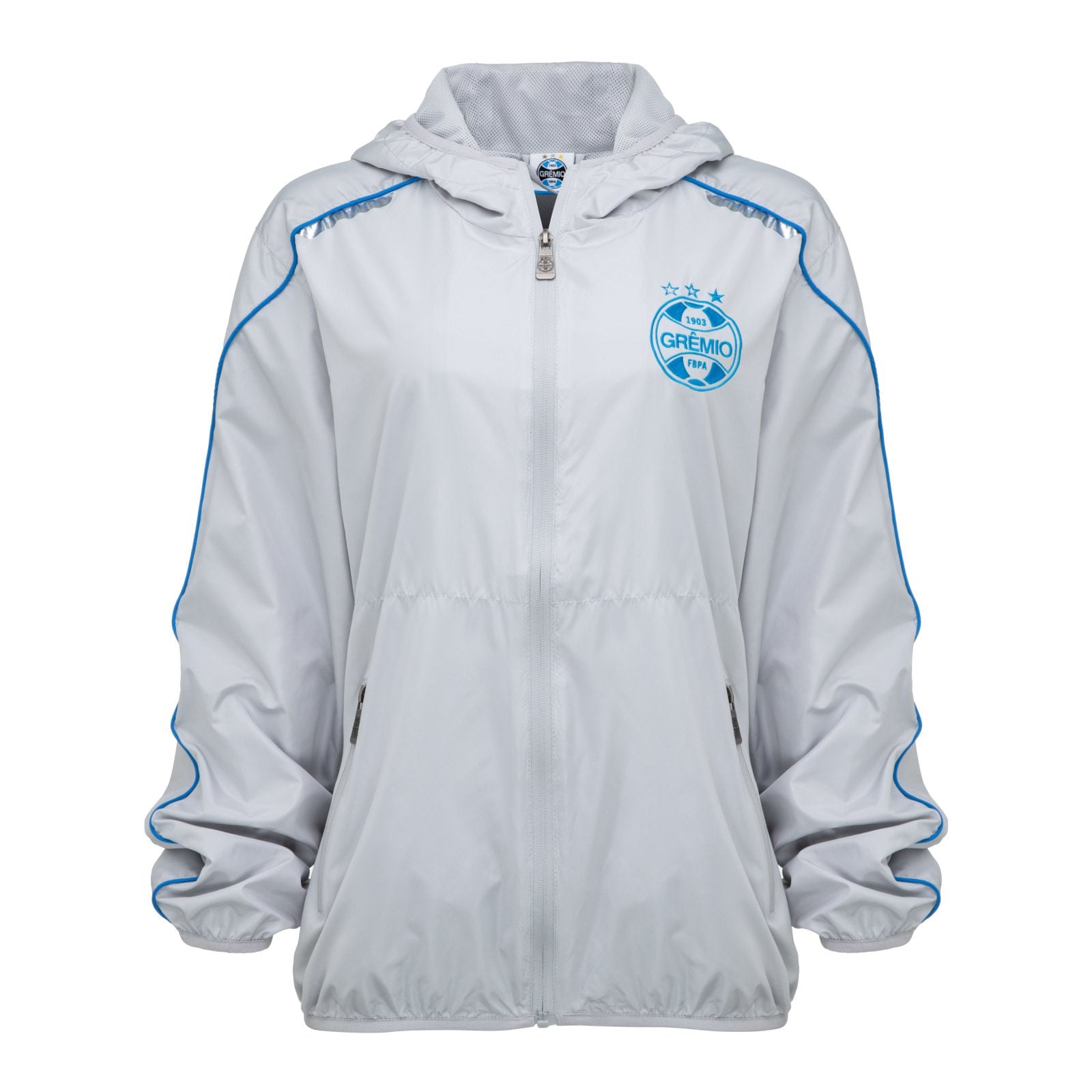 Jaqueta Corta Vento Grêmio Feminina Solid Oficial Imortal Tricolor